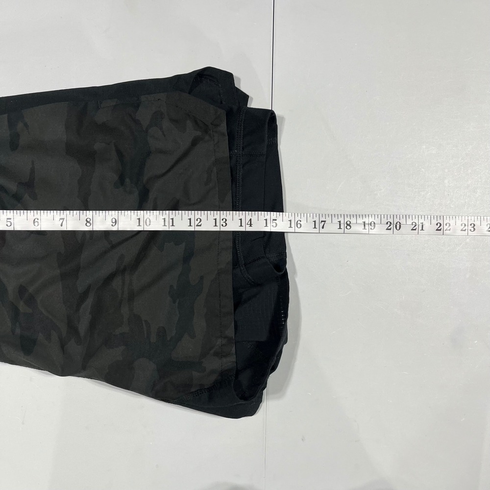 Abercrombie YPB Sporty 2-in-1 Athleisure Training Running Shorts Camo Mens Large - Picture 8 of 14